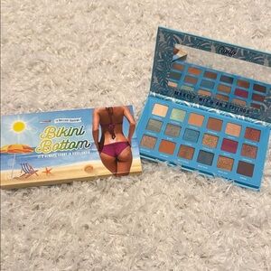 2/$25 RUDE Bikini Bottom Eyeshadow Palette - Bold Blues and Golds new in box
